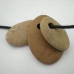 Beach Stone Pebbles. Natural Organic Jewelry..