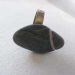 Stone Pebble Ring. Beach Pebble Jewelry From..