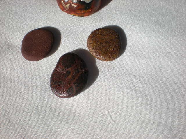 Mediterranean Beach Pebbles. 3 Spanish Beach Rocks.smooth And Natural By Oceangifts